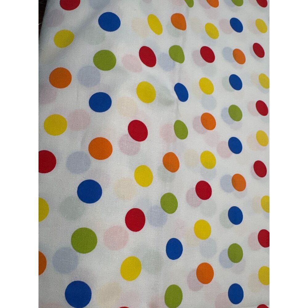 24" Wide x 40" Polka Dot Cotton Backing Fabric by Connecting Threads